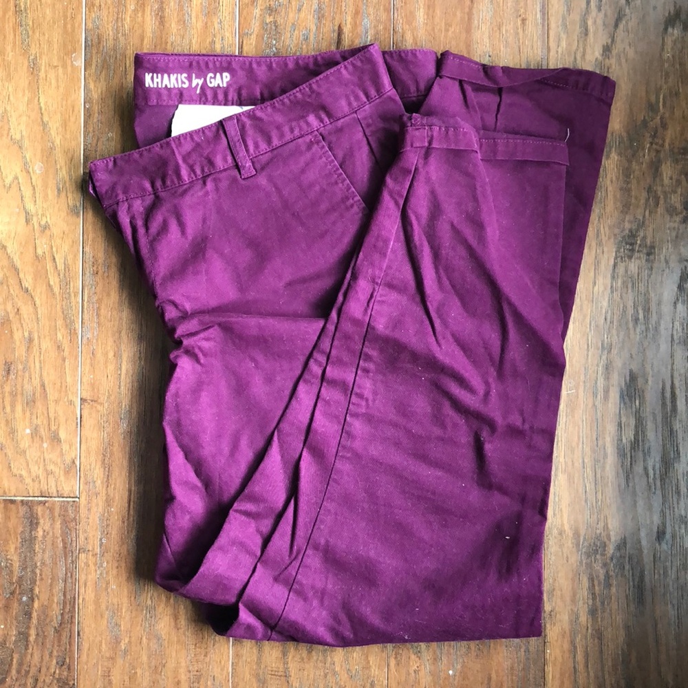Maroon khakis